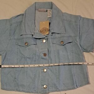 NEW Light Blue Denim Jacket Brand new in the package